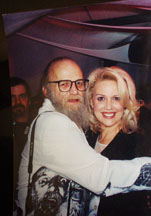 Cyrinda Foxe Tyler and Billy Name at the Audart Gallery